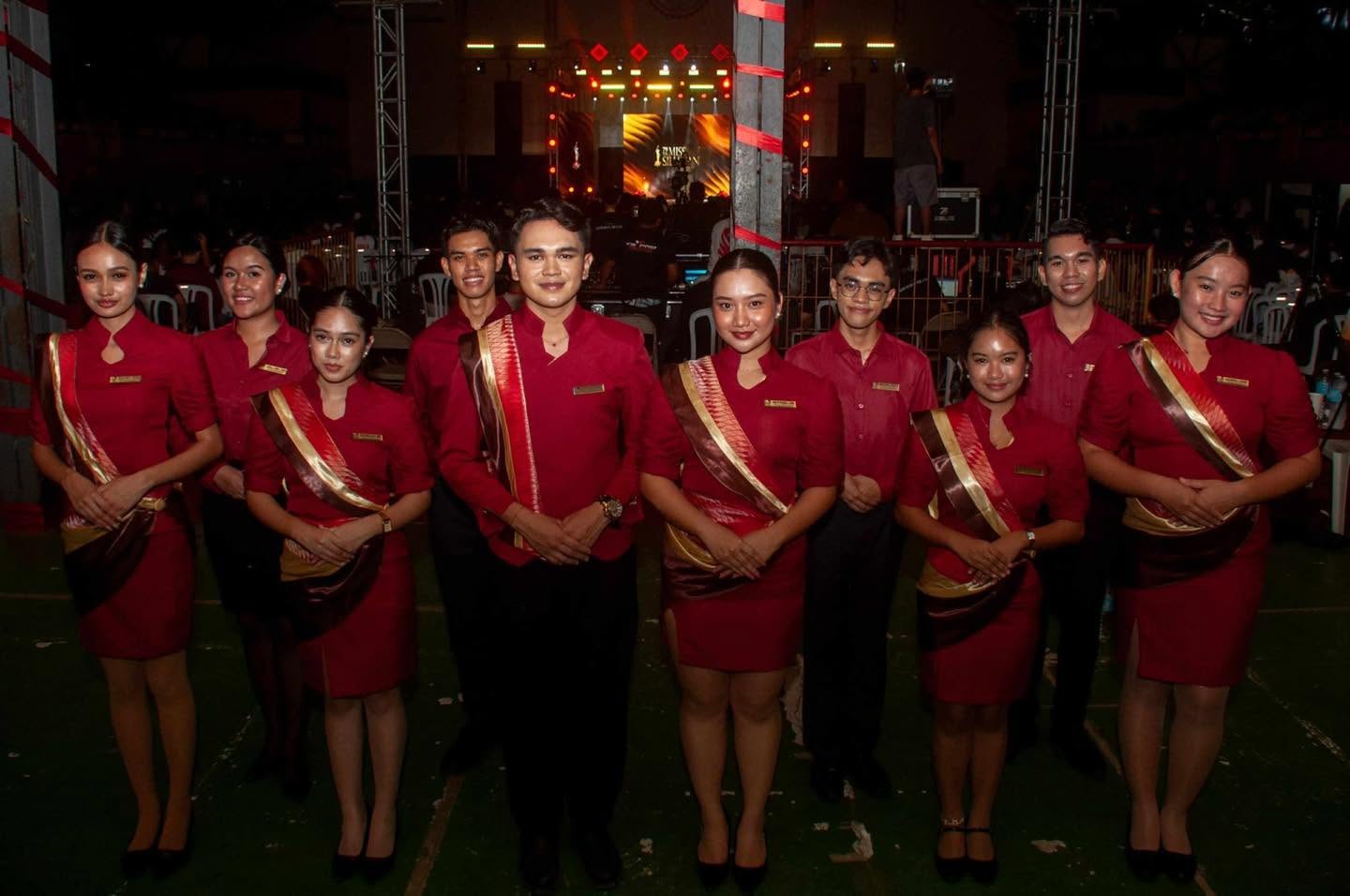 Silliman University Campus Ambassadors in their official uniforms